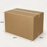 60x40x40cm Double Corrugated Box - 2