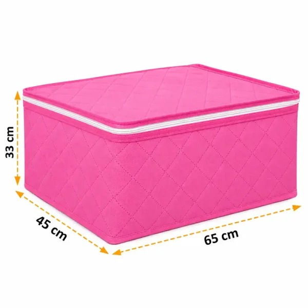 64×45×33 cm Trunk-Style Fabric Storage Bag - 4