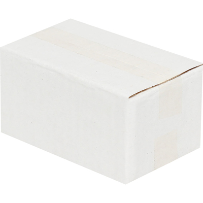 6،5x3،5x3cm صندوق أبيض مموج واحد - Thumbnail