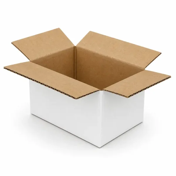 6,5×3,5×3 cm Single-Walled White E-Commerce Box - 3