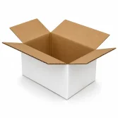 6,5x3,5x3cm Koli - 0,02 Desi Koli - Tek Oluklu Beyaz Koli - 1