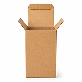 علبة بمقاس 7.5×5.5×12 سم - علبة بسعة 0.2 ديسي - علبة بجدار واحد - كرافت - 3