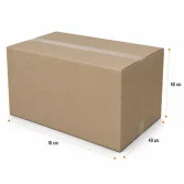 70x40x40cm Koli - 37 Desi Koli - Çift Oluklu Koli - 2