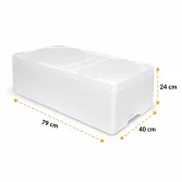 صندوق ستايروفور للحوم والأسماك 79×40×24 سم – 20 كغ - 2