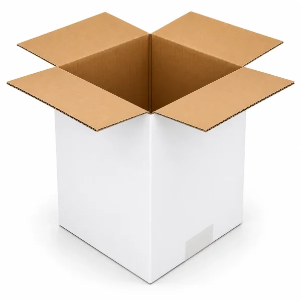 7x7x9cm Koli - 0,1 Desi Koli - Çift Oluklu Koli - Beyaz - Kolicim (1)