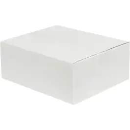 7x7x9cm Koli - 0,1 Desi Koli - Çift Oluklu Koli - Beyaz - 3