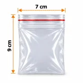 7×9 cm Zip Lock Bag – 1500 Pcs - 1