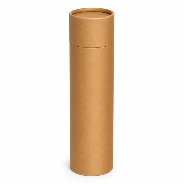 صندوق أسطواني من الكرتون مع غطاء 8×30 سم - 1