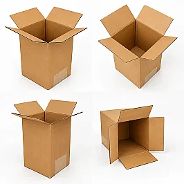 صندوق كرتون مموج مزدوج 8×8×20 سم - 3