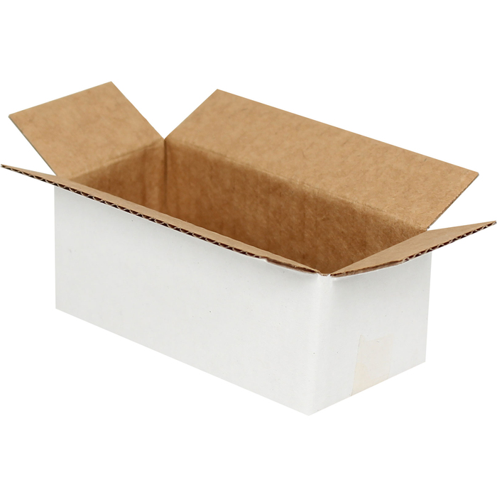 8,5x3,5x3cm Single Corrugated White Box