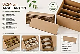 8x24cm Ara Karton Separatör - Beyaz - 3