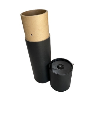 8x24cm Black Cylinder Box - Thumbnail