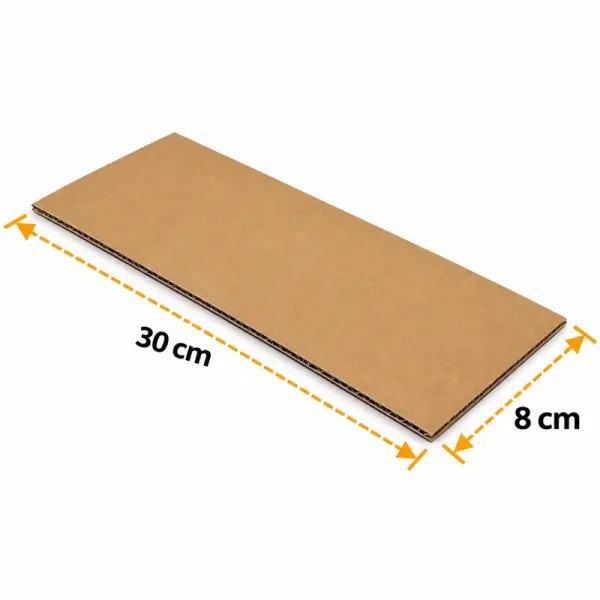 8x30cm Ara Karton Separatör - Kraft - Kolicim (1)