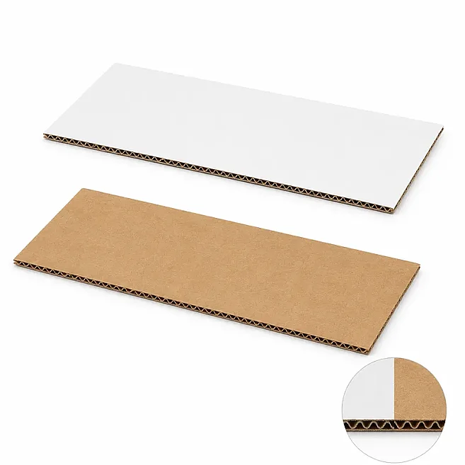 8x30cm Ara Karton Separatör - Beyaz - 3
