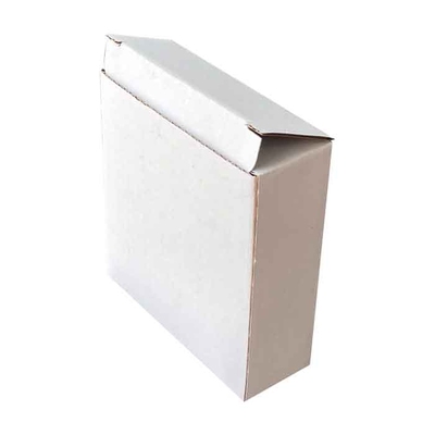 8x3x9,5cm Kutu - 0,08 Desi Kutu - Tek Oluklu Kutu - Beyaz - Thumbnail