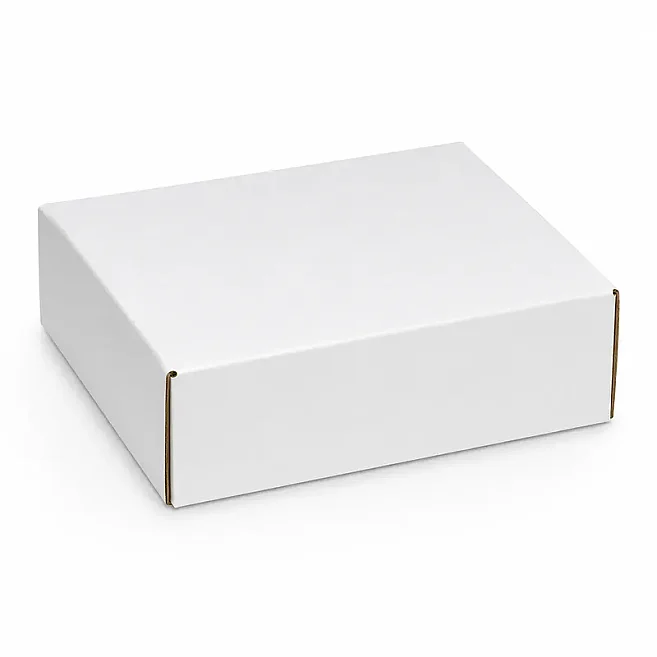 8x3x9,5cm Kutu - 0,08 Desi Kutu - Tek Oluklu Kutu - Beyaz - 4