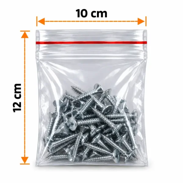 أكياس بلاستيكية بسحاب 9×11 سم – 1000 قطعة - Kolicim (1)