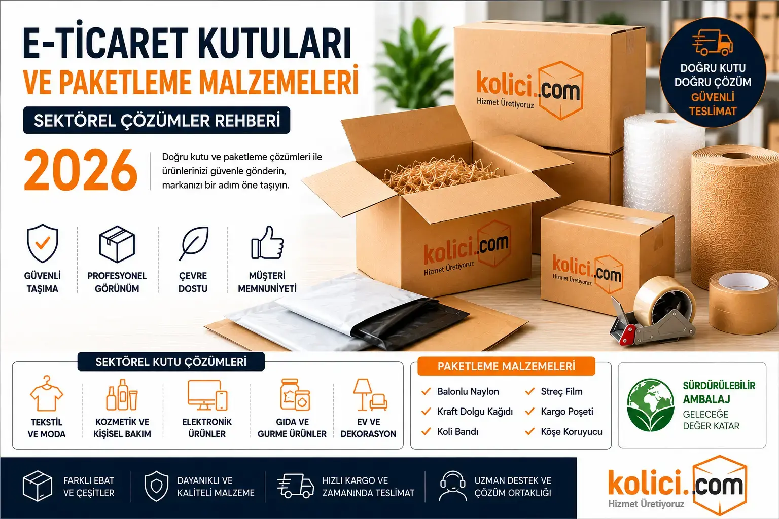 E-Commerce Boxes and Packaging Materials: Industry-Specific Solutions Guide 2026