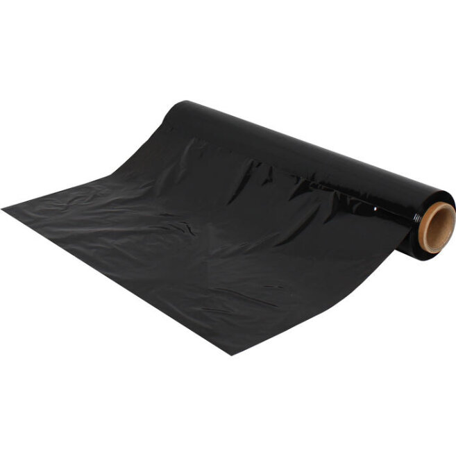 Black Stretch Film – 17 Micron – 200 Meters - 1
