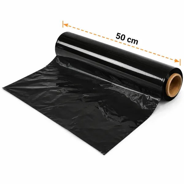 Black Stretch Film – 17 Micron – 200 Meters - Kolicim (1)