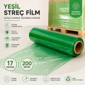 Green Stretch Film – 200 Meters - 3