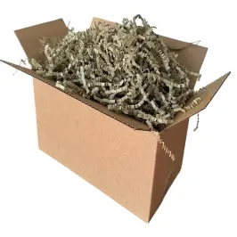 Zikzak Kırpık Kağıt Dolgu Malzemesi - Haki - 1 Kg. - 3