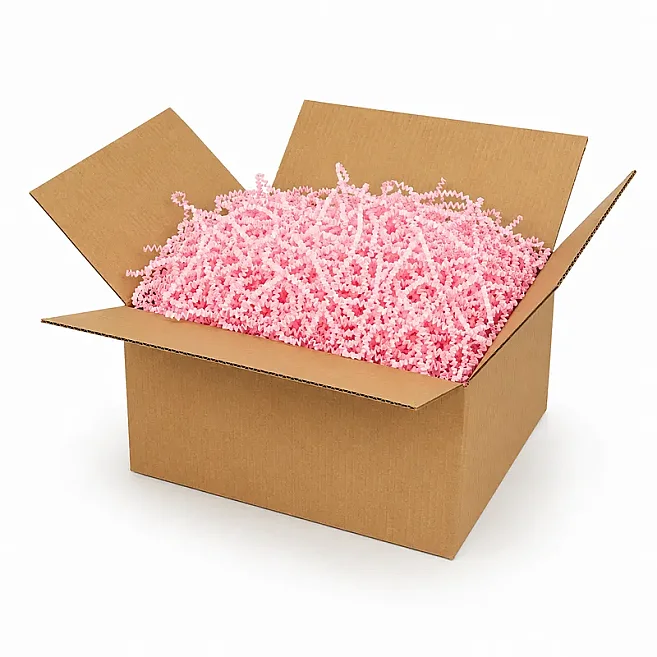 Zikzak Kırpık Kağıt Dolgu Malzemesi - Pembe - 250Gr. - 3