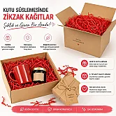 Zikzak Kırpık Kağıt Dolgu Malzemesi - Kırmızı - 1 Kg. - 1