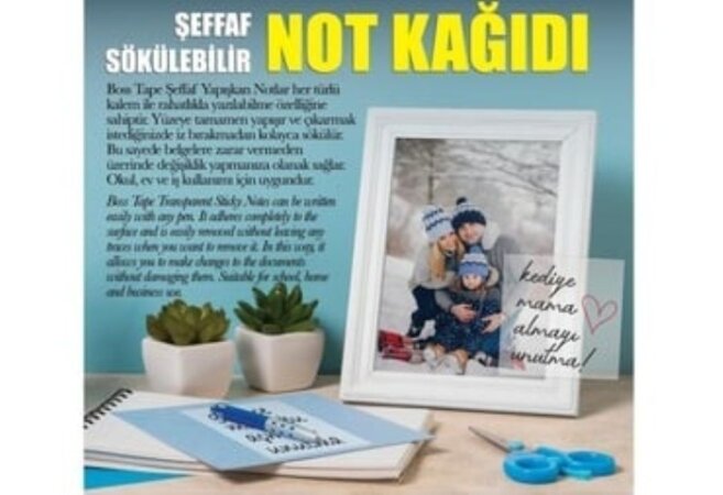 ملصقات شفافة قابلة للكتابة ‎٧,٥ × ٧,٥ سم‎ – ‎٢٥ قطعة‎ - Kolicim