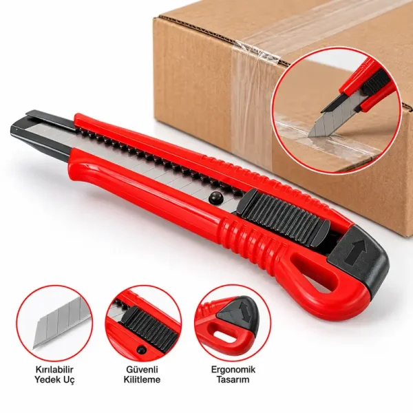 Utility Knife – Large Standard Size Cutting Tool - Kolicim (1)