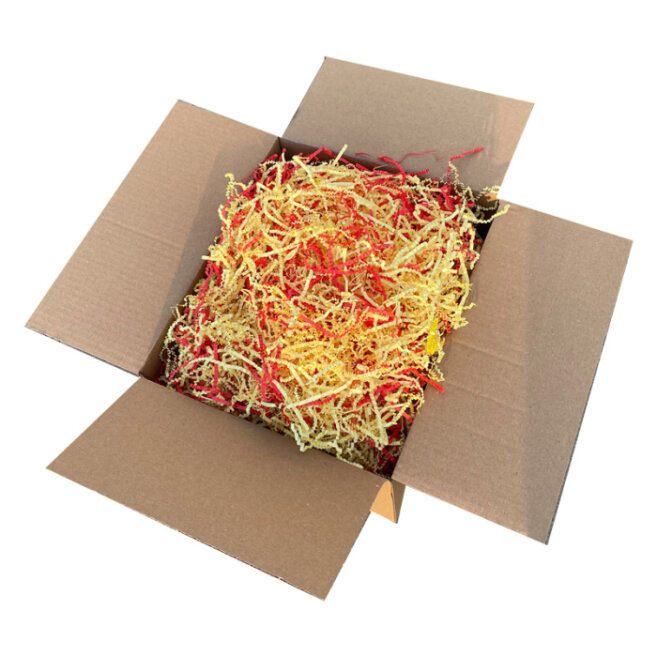 ورق تعبئة متعرج - أصفر أحمر - 250 غ - Kolicim (1)