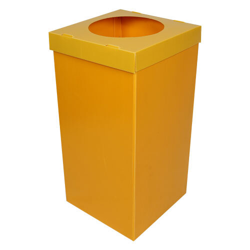Plastic Recycling Bin – Yellow - 1