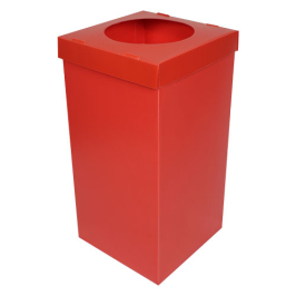 Plastic Waste Paper Box - Red - Kolicim