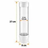 Plastik Bardak Dispenseri - 7cm Karton ev Plastik Bardak İçin - 2