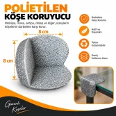 Polietilen Köşebent - Büyük Boy - Gri - 3