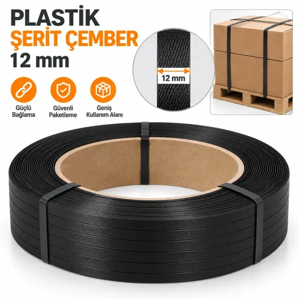 12mm Black Manual Strapping - Kolicim (1)