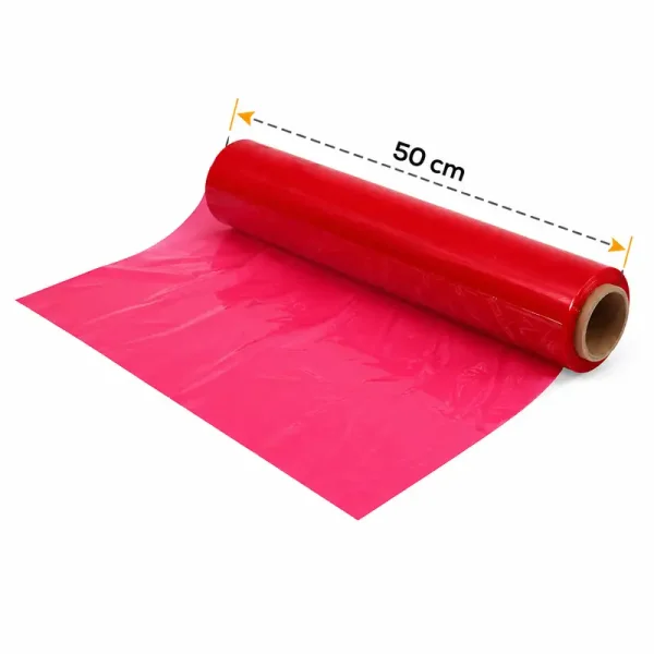 Red Stretch Film – 300 Meters - Kolicim (1)