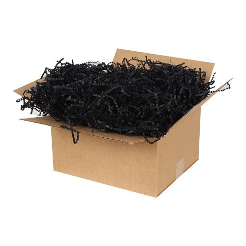 Zigzag Clipped Paper Filling - Black - 250Gr.