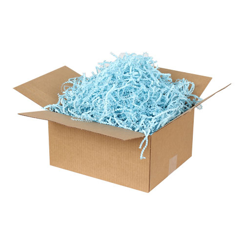Zigzag Clipped Paper Filling - Blue - 250Gr.
