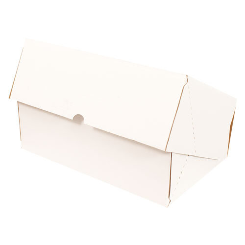 صندوق التجارة الإلكترونية 32.5×21.5×11.5 سم - صندوق 3 ديزي - صندوق 4 نقاط - أبيض - 2