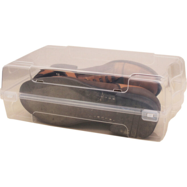 Transparent Men’s Shoe Box – 5 Pieces - Kolicim
