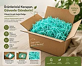 Zikzak Kırpık Kağıt Dolgu Malzemesi - Yeşil - 1 Kg. - 3