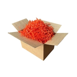 Zigzag Cropped Paper Filling Material - Red - 250Gr. - Thumbnail