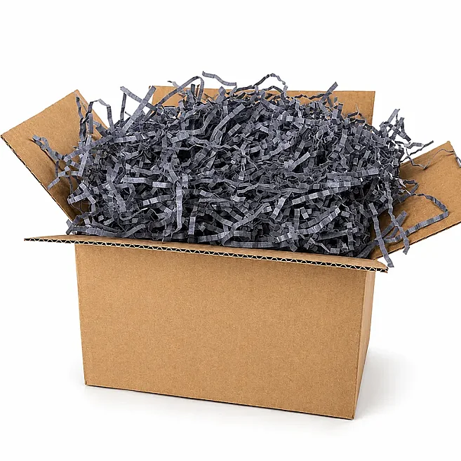 Zigzag Shredded Paper Filling Material - Navy Blue - 250Gr - 3