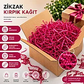 Zikzak Kırpık Kağıt Dolgu Malzemesi - Bordo - 1Kg. - 3