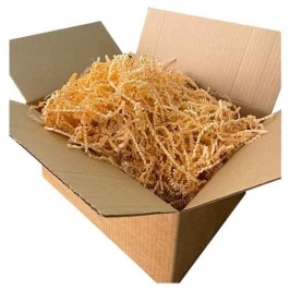 Zikzak Kırpık Kağıt Dolgu Malzemesi - Hardal - 1Kg. - Kolicim