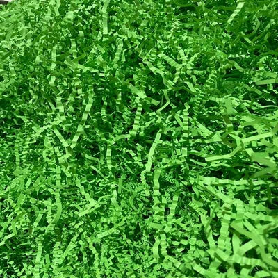 Zikzak Kırpık Kağıt Dolgu Malzemesi - Fıstık Yeşili - 1 Kg. - Thumbnail