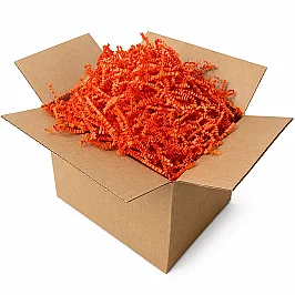Zikzak Kırpık Kağıt Dolgu Malzemesi - Kızıl Turuncu - 250Gr. - 1
